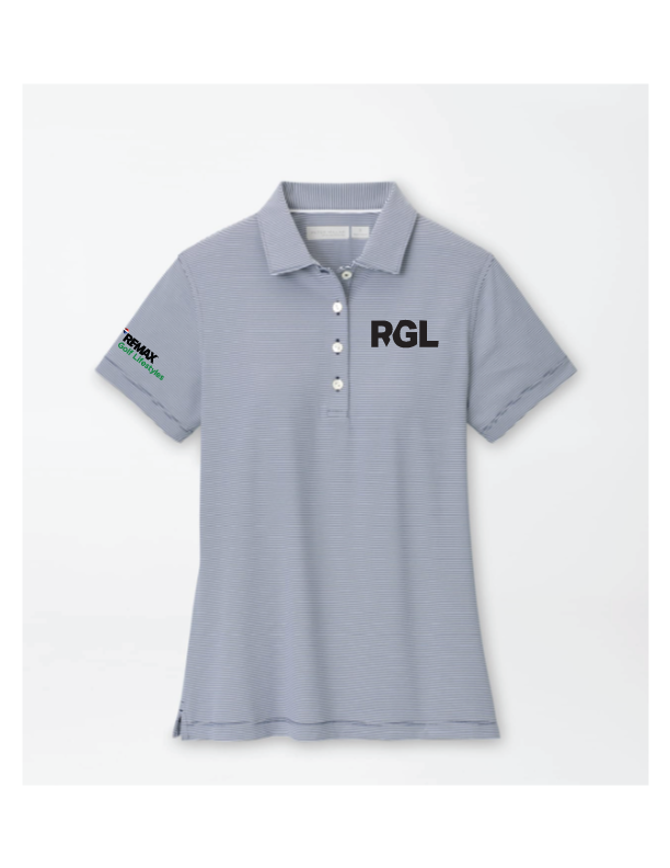 Women's Peter Millar Jubilee Short-Sleeve Button Polo