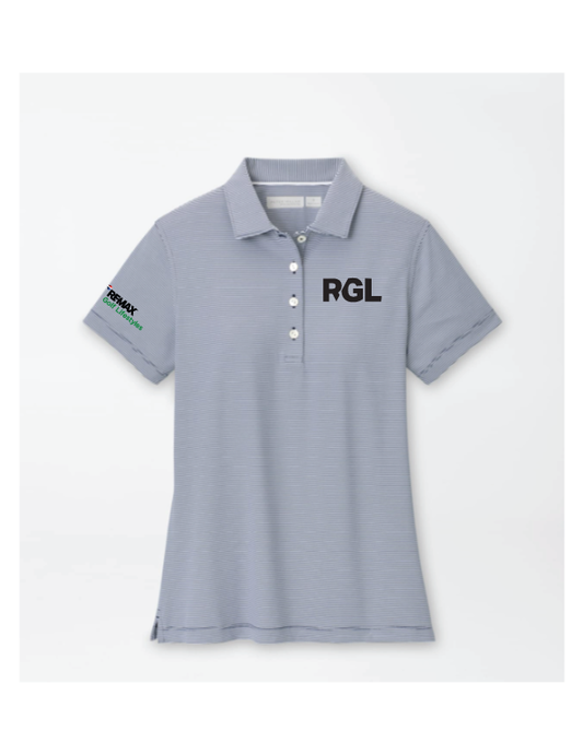 Women's Peter Millar Jubilee Short-Sleeve Button Polo