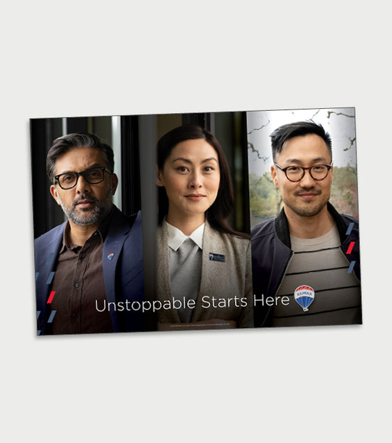 Unstoppable Starts Here Horizontal Poster